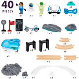 BRIO World - Großes Weltraumstations-Set, Spielfahrzeug 