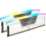 Corsair DIMM 64 GB DDR5-5200 (2x 32 GB) Dual-Kit, Arbeitsspeicher weiß, CMH64GX5M2B5200C40W, Vengeance RGB, INTEL XMP