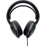 Dell Alienware AW520H Lunar Light, Gaming-Headset schwarz/hellgrau, kabelgebundenes Gamingheadset (USB, 3,5 mm Stecker)