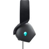 Dell Alienware AW520H Lunar Light, Gaming-Headset schwarz/hellgrau, kabelgebundenes Gamingheadset (USB, 3,5 mm Stecker)