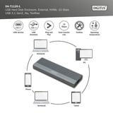 Digitus DA-71120-1 USB M.2 SSD , Laufwerksgehäuse aluminium, NVMe 10Gbps USB 3.1Gen2