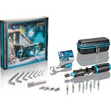 Hazet Adventskalender Santa Tools 2020, Werkzeug-Set blau, 24-teilig