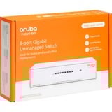 Hewlett Packard Enterprise Networking Instant On Switch 8 Anschlüsse Gigabit 1430 