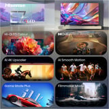 Hisense 55E7S Hi-QLED-Fernseher 139 cm (55 Zoll), schwarz, UltraHD/4K, Triple Tuner