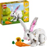LEGO 31133 Creator 3-in-1 Weißer Hase, Konstruktionsspielzeug