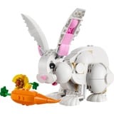 LEGO 31133 Creator 3-in-1 Weißer Hase, Konstruktionsspielzeug 