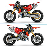 LEGO 42238 Technic Ducati Desmo450 MX Factory Motorrad, Konstruktionsspielzeug 