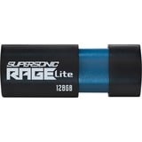 Patriot Supersonic Rage Lite 128 GB, USB-Stick schwarz/blau, USB-A 3.2 Gen 1