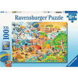 Ravensburger Kinderpuzzle - Die 4 Jahreszeiten 100 Teile