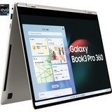 SAMSUNG Galaxy Book3 Pro 360 (NP960QFG-KB4DE), Notebook beige, Windows 11 Home 64-Bit, 120 Hz Display, 512 GB SSD