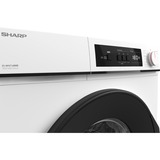 SHARP ES-NFA714BWB-DE, Waschmaschine weiß/schwarz, Advanced Inverter Motor