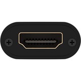 goobay HDMI-Signalverstärker 4K @ 30Hz, HDMI Verlängerung schwarz