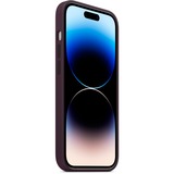 Apple Silikon Case mit MagSafe, Handyhülle dunkelviolett, Holunder, iPhone 14 Pro