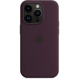 Apple Silikon Case mit MagSafe, Handyhülle dunkelviolett, Holunder, iPhone 14 Pro
