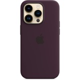 Apple Silikon Case mit MagSafe, Handyhülle dunkelviolett, Holunder, iPhone 14 Pro