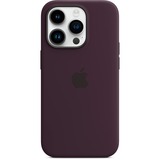 Apple Silikon Case mit MagSafe, Handyhülle dunkelviolett, Holunder, iPhone 14 Pro
