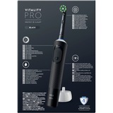 Braun Oral-B Vitality Pro D103 Duo, Elektrische Zahnbürste schwarz/lila, Black/Lilac Violet, inkl. 2. Handstück