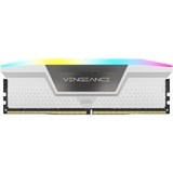 Corsair DIMM 64 GB DDR5-5600 (2x 32 GB) Dual-Kit, Arbeitsspeicher weiß, CMH64GX5M2B5600C36W, Vengeance RGB, INTEL XMP