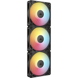 Corsair RS120-R ARGB, Gehäuselüfter schwarz, 3er Pack, Reverse, 120 mm