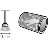 Dremel Messingbürste Ø 13 mm (536) 2 Stück, Schaft  Ø  3,2mm