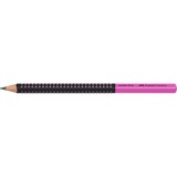 Faber-Castell Bleistift Jumbo Grip Two Tone schwarz/pink