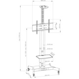 HAGOR HP Twin Stand, Standsystem schwarz, Mobil