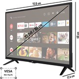 JVC LT-32VAH3255, LED-Fernseher 80 cm (32 Zoll), schwarz, WXGA, Triple Tuner, SmartTV
