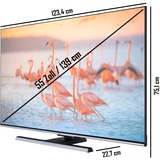 JVC LT-55VU8156, LED-Fernseher 139 cm (55 Zoll), schwarz/silber, UltraHD/4K, Triple Tuner, SmartTV