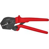 KNIPEX Crimpzange 97 52 06, Crimp-Zange rot/schwarz, für Kabelschuhe u.ä. von 0,5 - 6mm²