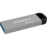 Kingston DataTraveler Kyson 64 GB, USB-Stick silber, USB-A 3.2 Gen 1