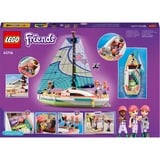 LEGO 41716 Friends Stephanies Segelabenteuer, Konstruktionsspielzeug Spielzeug-Segelboot mit 3 Mini-Figuren