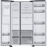 SAMSUNG RS6GCG883ES9EG, Side-by-Side edelstahl, AI Energy Mode, Twin Cooling+, Festwasseranschluss