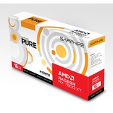 SAPPHIRE Radeon RX 7800 XT PURE GAMING OC 16G, Grafikkarte weiß, RDNA 3, GDDR6, 2x DisplayPort, 2x HDMI 2.1