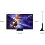 Samsung 83" OLED S92F (GQ83S92FAEXZG), OLED-Fernseher 210 cm (83 Zoll), schwarz/titan, UltraHD/4K, Vision AI, PVR, Twin-Tuner, 100Hz Panel