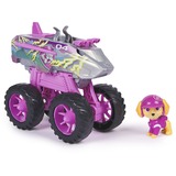 Spin Master Paw Patrol Rescue Wheels - Skyes Flug-Monstertruck mit Verwandlung in Jet-Modus und Skye Hundefigur, Spielfahrzeug 