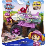 Spin Master Paw Patrol Rescue Wheels - Skyes Flug-Monstertruck mit Verwandlung in Jet-Modus und Skye Hundefigur, Spielfahrzeug 