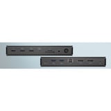 i-tec Thunderbolt4 2x Display Docking Station Gen3 Power Delivery 92W, Dockingstation schwarz, Anschluss per USB-C/Thunderbolt 3/4