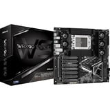 ASRock WRX90 WS EVO, Mainboard schwarz/silber