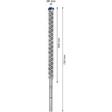 Bosch Expert Hammerbohrer SDS-max-8X, Ø 28mm Arbeitslänge 600mm