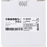 Bosch X-LOCK Fiberschleifscheibe R574 Best for Metal, Ø 125mm, K100 Bohrung 22,23mm