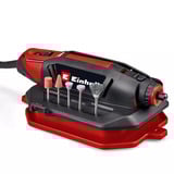 EINHELL Schleif- und Gravur-Werkzeug TC-MT 150 E, Gravierer schwarz/rot, 150 Watt, 117-teiliges Zubehör-Set