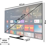 JVC LT-70VAQ7255, QLED-Fernseher 177 cm (70 Zoll), schwarz/silber, UltraHD/4K, Triple Tuner, SmartTV