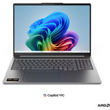 Lenovo IdeaPad Pro 5 16AGP11 (83SJ000TGE), Notebook grau, AMD Ryzen AI 9 465, AMD Radeon 880M, 32 GB LPDDR5X, 1 TB (1 TB SSD), Windows 11 Pro