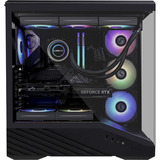 Lian Li Vector V100R, Tower-Gehäuse schwarz, Tempered Glass x 2