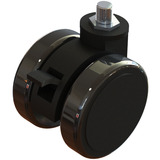 Next Level Racing Lockable Castor Wheels, Rollen schwarz, 10 Stück