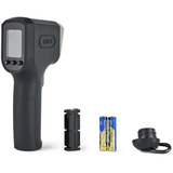 Ooni Digitales Infrarot-Thermometer schwarz, Display mit Hintergrundbeleuchtung