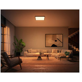 Philips HUE White Ambiance Aurelle quadratische Panelleuchte XL, LED-Leuchte schwarz, inkl. Dimmschalter