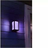 Philips Hue White & Color Ambiance Impress Outdoor Wandleuchte, LED-Leuchte schwarz