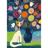 Schmidt Spiele Rosina Wachtmeister: Weiße Katze, Puzzle 1000 Teile