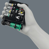 Wera Tool-Check Modular 1, Bit-Satz schwarz/grün, 21-teilig, inkl. 1/4" Bit-Ratsche
